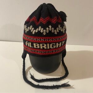 Vermont Originals Hand Crafted In USA 100% Wool Hat with Ear Muffs “Albright”